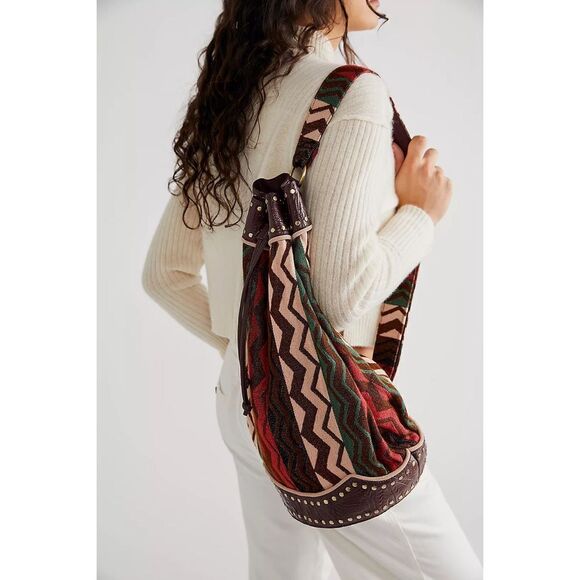 Free People Handbags - Free people Zola Tapestry Sling Bag
